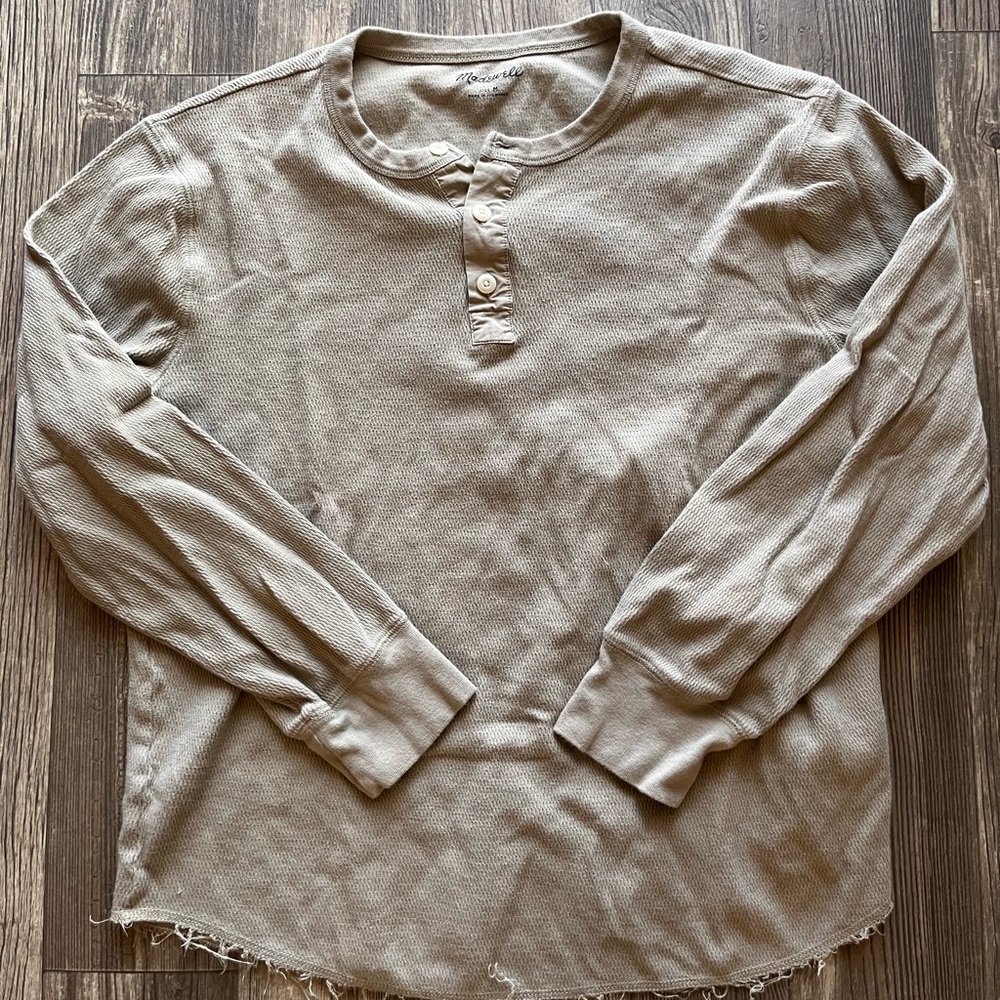Madewell lounging thermal medium
